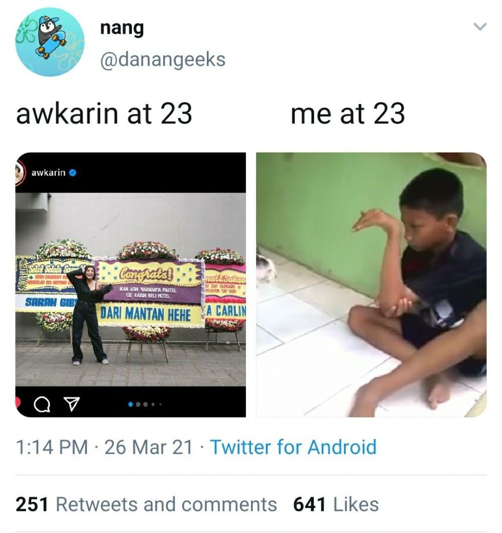 Respon netizen tentang awKarin  membeli hotel ini bikin ngakak sampai perut sakit